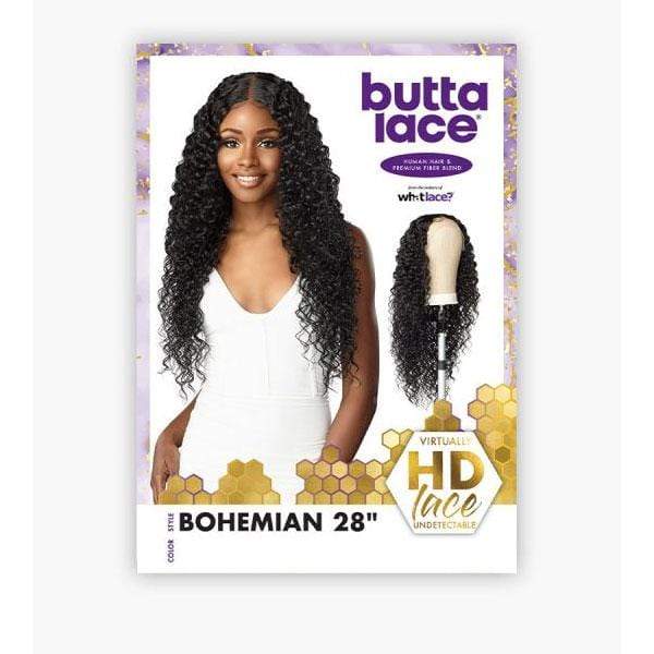 Sensationnel Butta Human Hair Blend Lace Front Wig - BOHEMIAN 28" - Clearance - Image 5