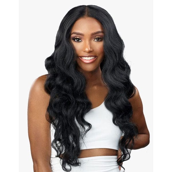 Sensationnel Butta Human Hair Blend Lace Front Wig - CURLY BODY 26" - Image 2