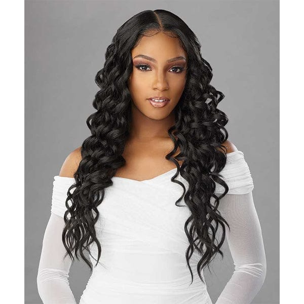 Sensationnel Butta Human Hair Blend Lace Front Wig - DEEP TWIST 26" - Image 4