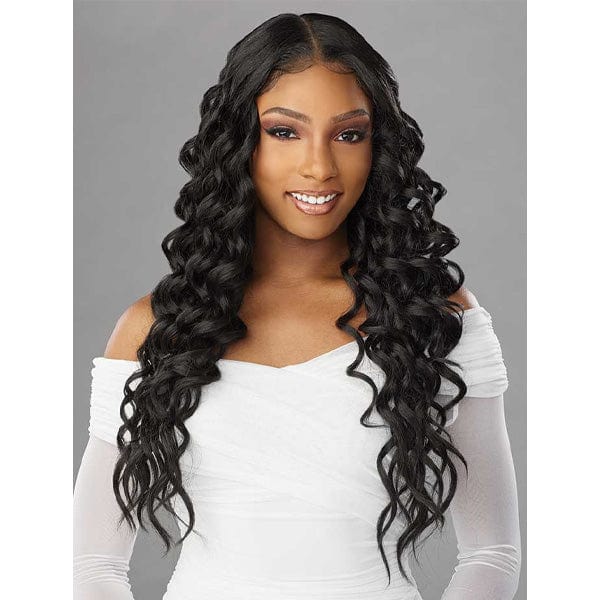 Sensationnel Butta Human Hair Blend Lace Front Wig - DEEP TWIST 26" - Image 5