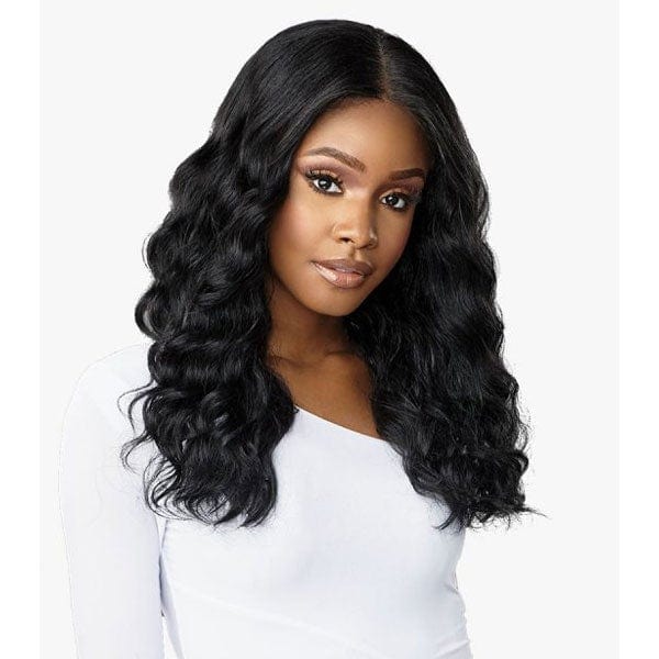 Sensationnel Butta Human Hair Blend Lace Front Wig - DEEP WAVE 20" - Image 3