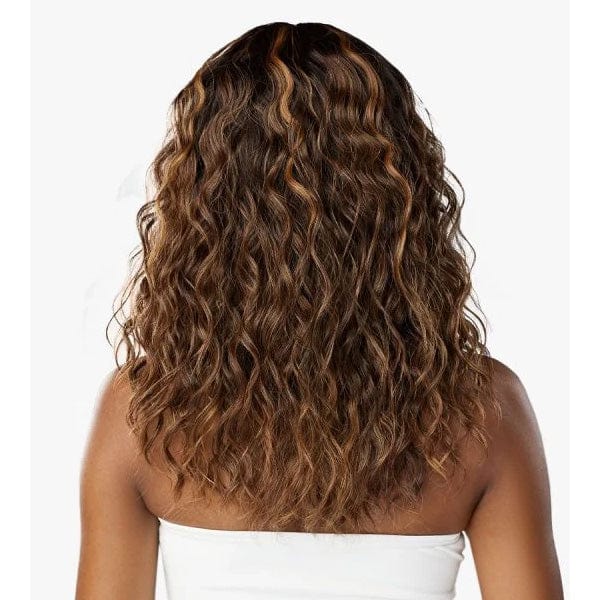 Sensationnel Butta Human Hair Blend Lace Front Wig - LOOSE CURLY 18" - Image 4