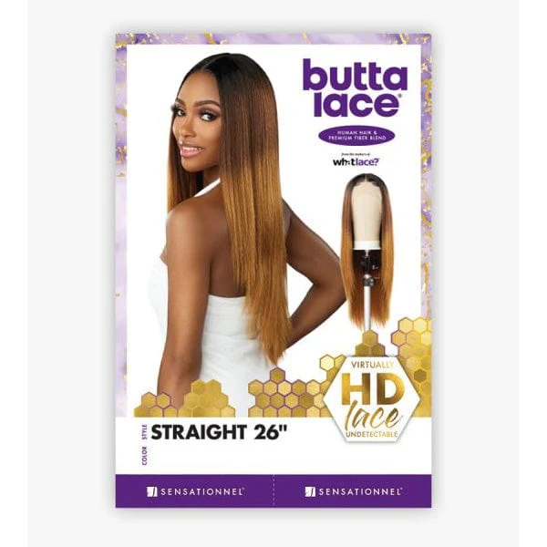 Sensationnel Butta Human Hair Blend Lace Front Wig - STRAIGHT 26" - Image 5