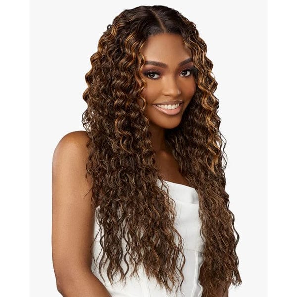 Sensationnel Butta Human Hair Blend Lace Front Wig - WATER DEEP 28" - Image 2