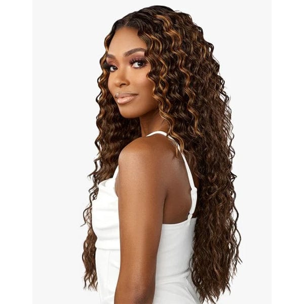 Sensationnel Butta Human Hair Blend Lace Front Wig - WATER DEEP 28" - Image 4