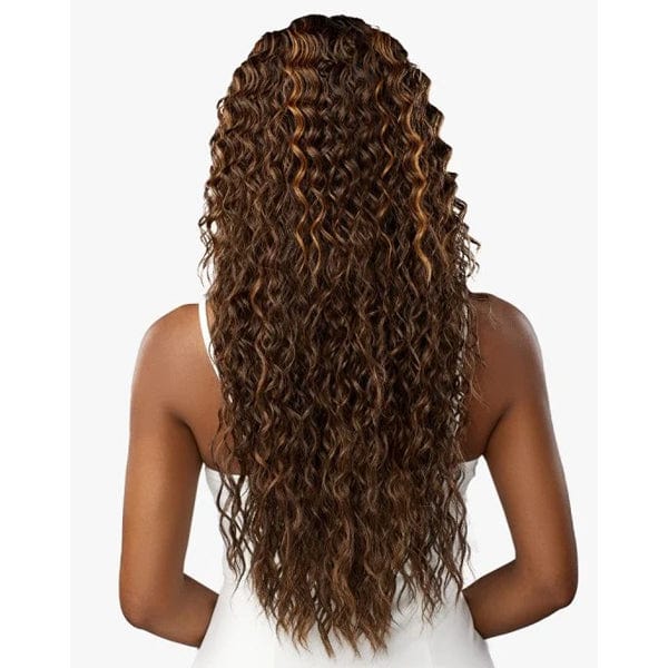 Sensationnel Butta Human Hair Blend Lace Front Wig - WATER DEEP 28" - Image 6