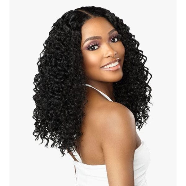 Sensationnel Butta Human Hair Blend Lace Front Wig - WATER WAVE 16" - Image 2