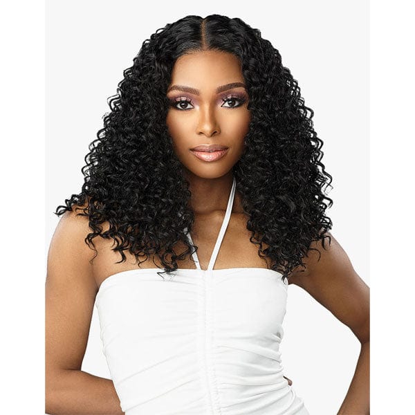 Sensationnel Butta Human Hair Blend Lace Front Wig - WATER WAVE 16" - Image 3