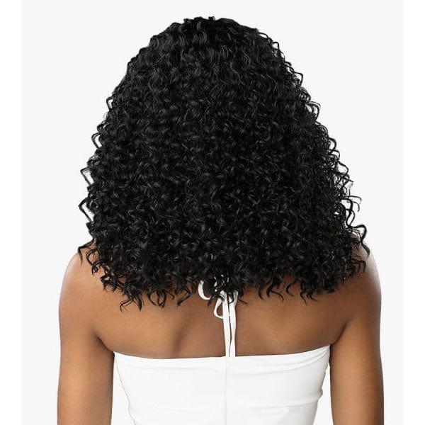 Sensationnel Butta Human Hair Blend Lace Front Wig - WATER WAVE 16" - Image 4