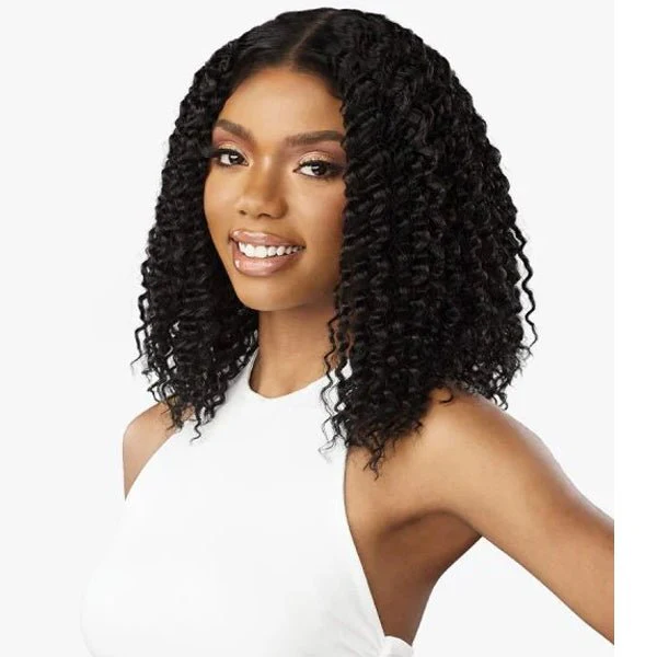 Sensationnel Butta Human Hair Blend Wet & Wavy Lace Front Wig - WATER WAVE 12" - Image 2