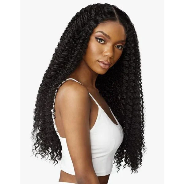Sensationnel Butta Human Hair Blend Wet & Wavy Lace Front Wig - WATER WAVE 26" - Image 2