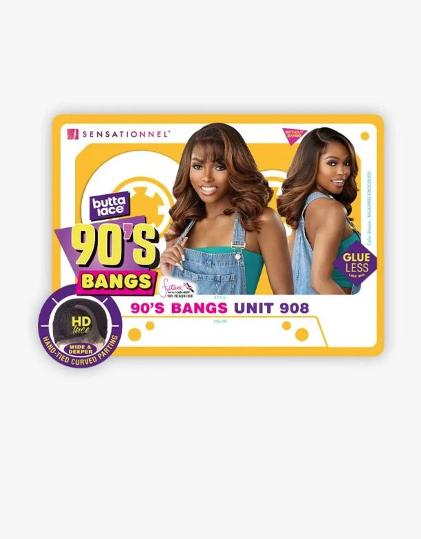 Sensationnel Butta Lace Glueless HD Lace Front Wig - 90's BANGS UNIT 908 - Image 7