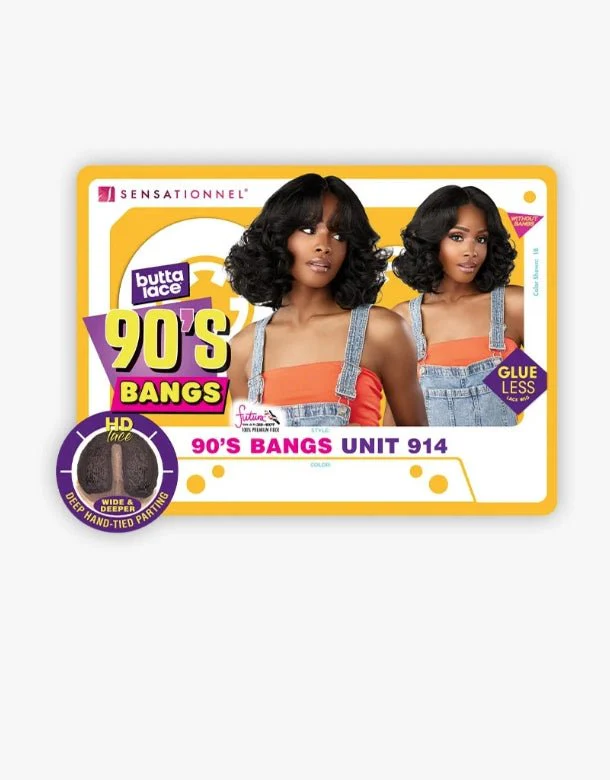 Sensationnel Butta Lace Glueless HD Lace Front Wig - 90's BANGS UNIT 914 - Image 9