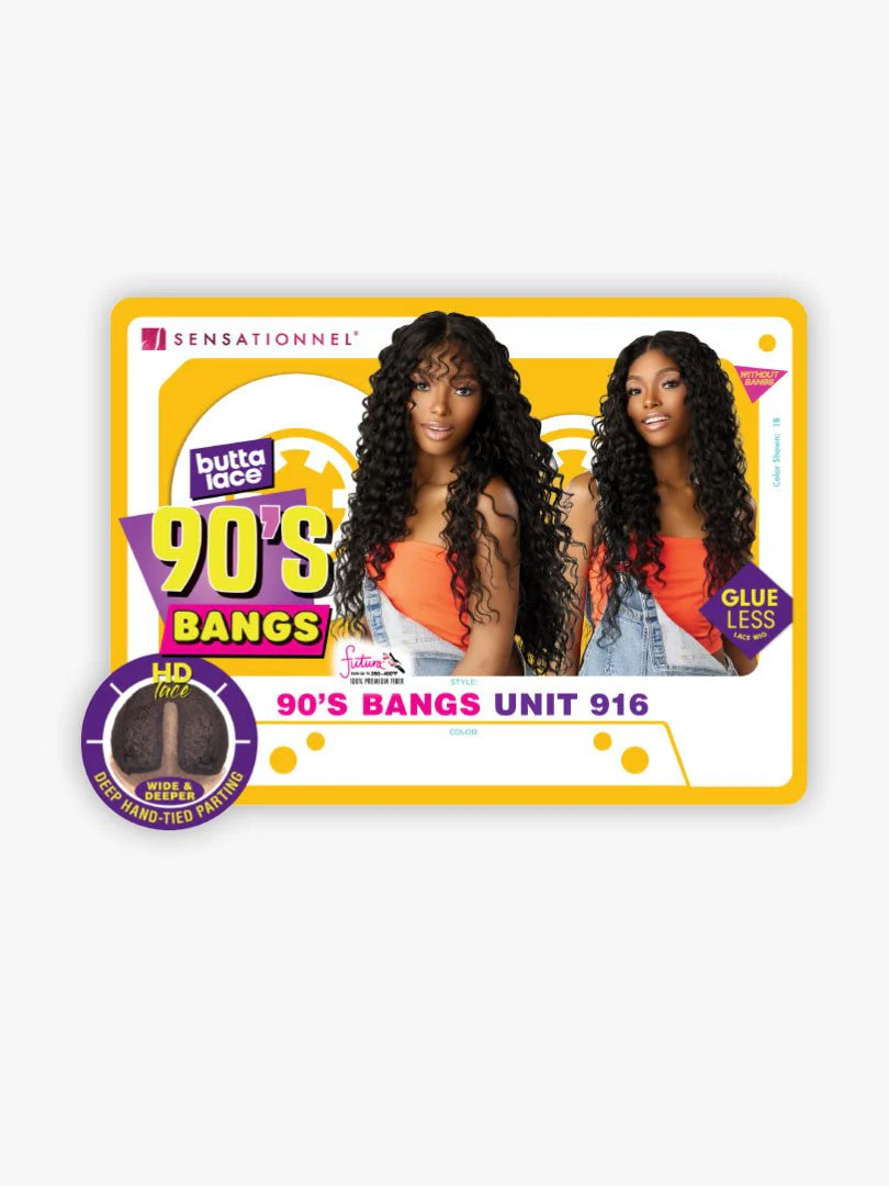 Sensationnel Butta Lace Glueless HD Lace Front Wig - 90's BANGS UNIT 916 - Image 6