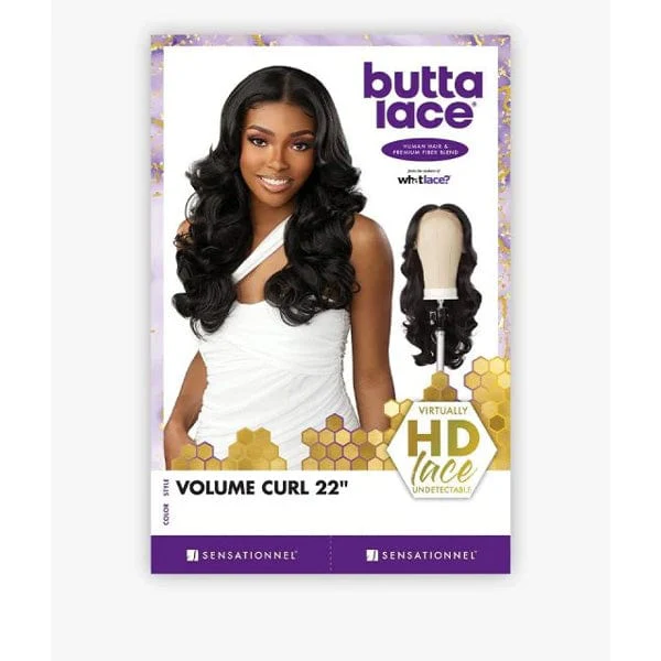 Sensationnel Butta Human Hair Blend Lace Front Wig - VOLUME CURL 22" - Image 7