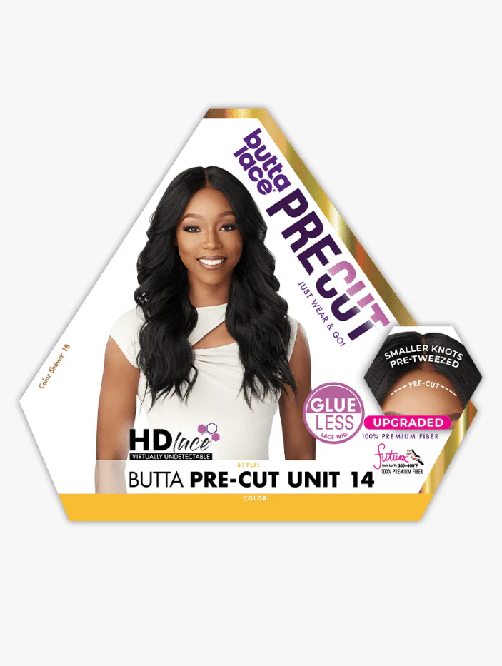 Sensationnel Butta Synthetic Pre Cut Glueless HD Lace Wig - BUTTA PRE CUT UNIT 14 - Image 2