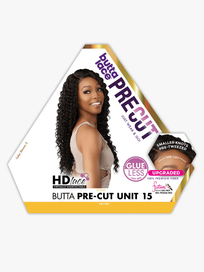 Sensationnel Butta Synthetic Pre Cut Glueless HD Lace Wig - BUTTA PRE CUT UNIT 15 - Image 3