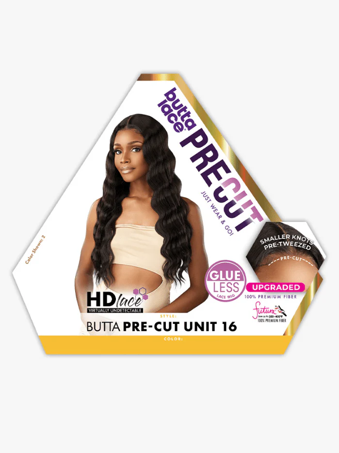 Sensationnel Butta Synthetic Pre Cut Glueless HD Lace Wig - BUTTA PRE CUT UNIT 16 - Image 2