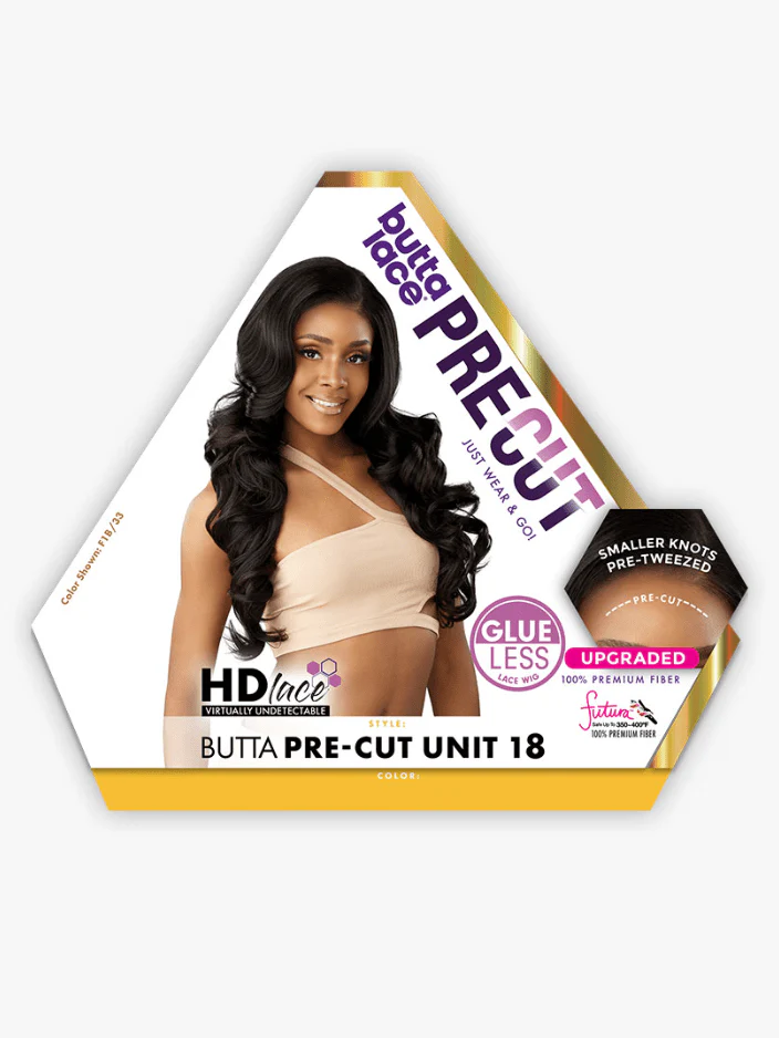 Sensationnel Butta Synthetic Pre Cut Glueless HD Lace Wig - BUTTA PRE CUT UNIT 18 - Image 8