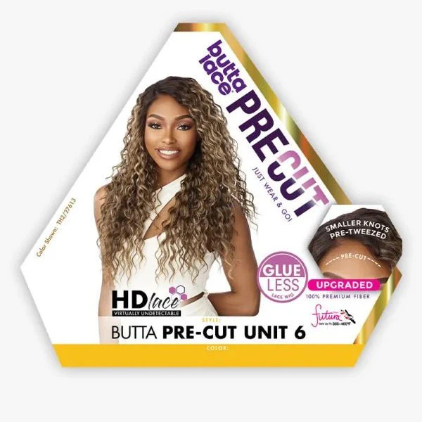 Sensationnel Butta Synthetic Pre Cut Glueless HD Lace Wig - BUTTA PRE CUT UNIT 6 - Image 5