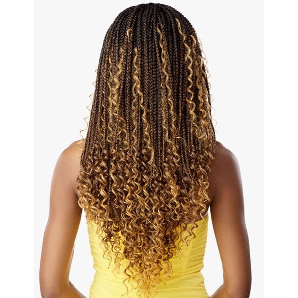 Sensationnel Cloud 9 4x4 Braid Lace Front Wig - BRAIDED BOHO BOX BRAID 30" - Image 5