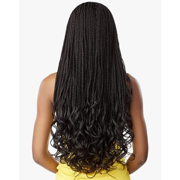 Sensationnel Cloud 9 4x4 Braid Lace Front Wig - BRAIDED BOX FRENCH CURL 30″ - Image 6