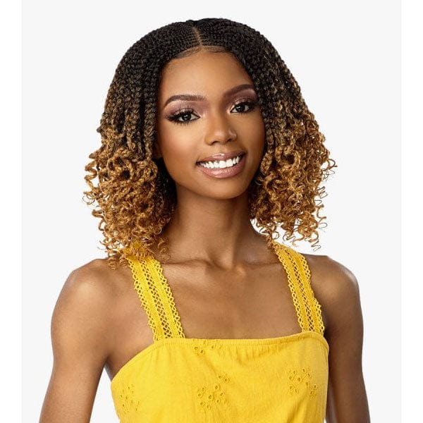 Sensationnel Cloud 9 4x4 Braid Lace Front Wig - FEED IN BOX BRAID TWIST 12" - Image 2