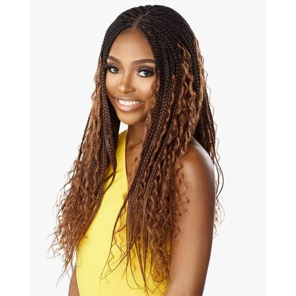 Sensationnel Cloud 9 4x4 Braid Lace Front Wig - MERMAID BOX BRAID 30″ - Image 2