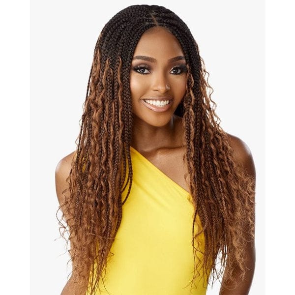 Sensationnel Cloud 9 4x4 Braid Lace Front Wig - MERMAID BOX BRAID 30″ - Image 3