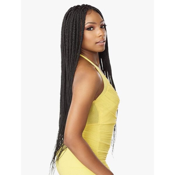 Sensationnel Cloud 9 Synthetic 100% Full Hand-Tied Braided Lace Wig - BOX BRAID 36" - Image 2