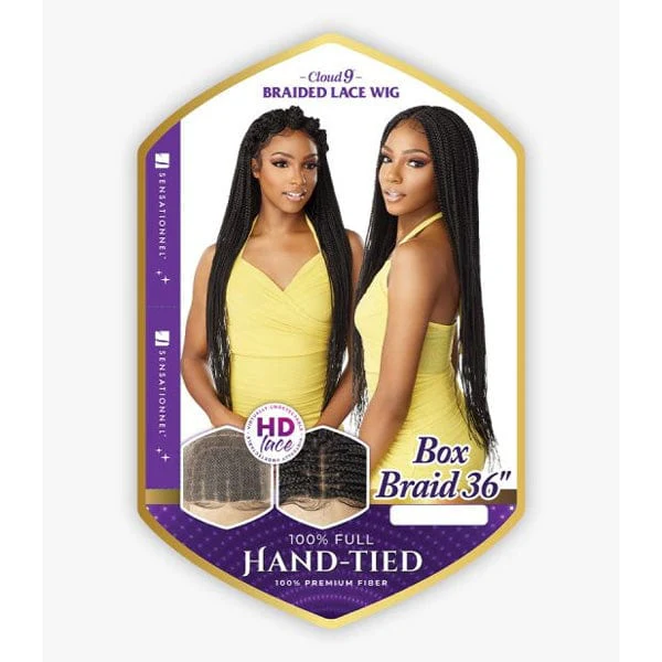 Sensationnel Cloud 9 Synthetic 100% Full Hand-Tied Braided Lace Wig - BOX BRAID 36" - Image 5