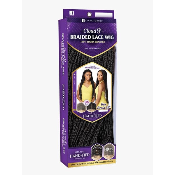 Sensationnel Cloud 9 Synthetic 100% Full Hand-Tied Braided Lace Wig - BOX BRAID 36" - Image 6