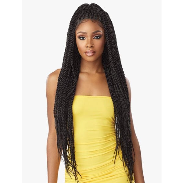 Sensationnel Cloud 9 Synthetic 100% Full Hand-Tied Braided Lace Wig - SENEGAL TWIST 36" - Image 2