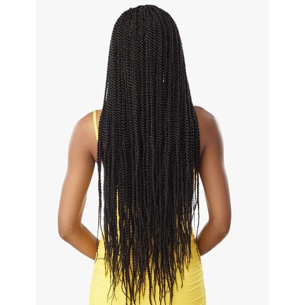 Sensationnel Cloud 9 Synthetic 100% Full Hand-Tied Braided Lace Wig - SENEGAL TWIST 36" - Image 4