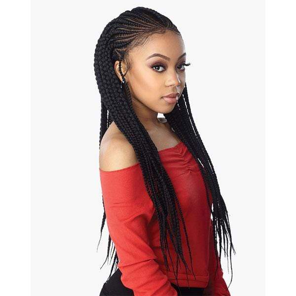 Sensationnel Cloud 9 Synthetic 13x7 Lace Parting Swiss Braid Lace Wig - FEED IN FULANI CORNROW - Image 3