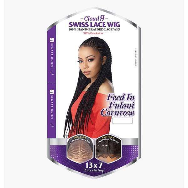 Sensationnel Cloud 9 Synthetic 13x7 Lace Parting Swiss Braid Lace Wig - FEED IN FULANI CORNROW - Image 5