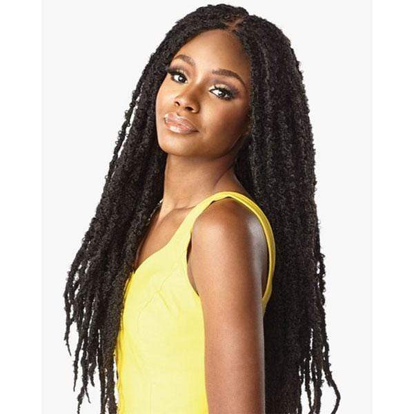 Sensationnel Cloud 9 Synthetic 4x4 Lace Parting Swiss Braid Lace Wig - BUTTERFLY LOCS 30" - Image 2