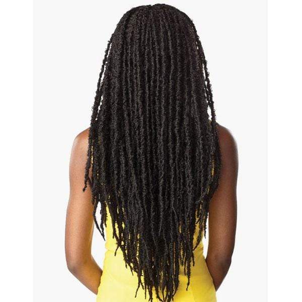 Sensationnel Cloud 9 Synthetic 4x4 Lace Parting Swiss Braid Lace Wig - BUTTERFLY LOCS 30" - Image 4