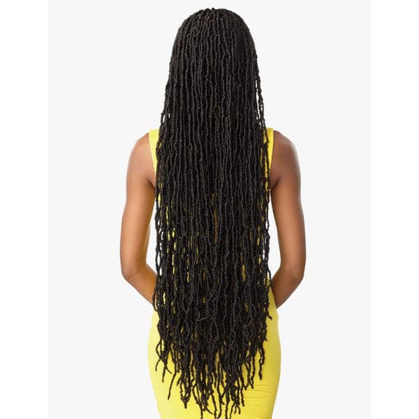 Sensationnel Cloud 9 Synthetic 4x4 Lace Parting Swiss Braid Lace Wig - DISTRESSED LOCS 40″ - Image 4