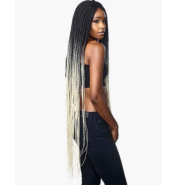 Sensationnel Cloud 9 Synthetic Hair 4x4 Lace Parting Swiss Lace Wig - BOX BRAID 50 - Image 3