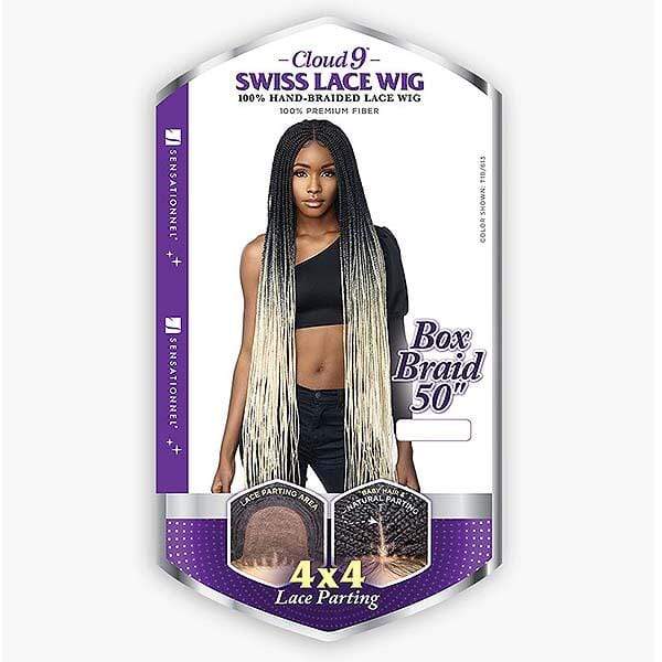 Sensationnel Cloud 9 Synthetic Hair 4x4 Lace Parting Swiss Lace Wig - BOX BRAID 50 - Image 6
