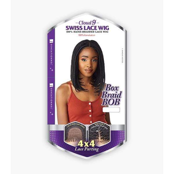 Sensationnel Cloud 9 Synthetic Hair 4x4 Lace Parting Swiss Lace Wig - BOX BRAID BOB - Image 5