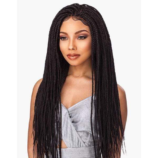 Sensationnel Cloud 9 Synthetic Hair 4x4 Lace Parting Swiss Lace Wig - BOX BRAID SMALL - Image 3