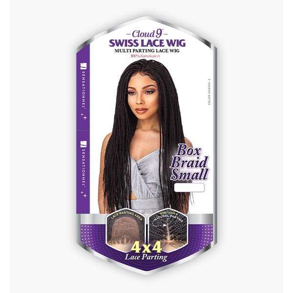 Sensationnel Cloud 9 Synthetic Hair 4x4 Lace Parting Swiss Lace Wig - BOX BRAID SMALL - Image 4