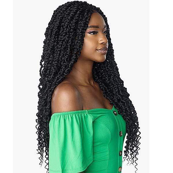 Sensationnel Cloud 9 Synthetic Hair 4x4 Lace Parting Swiss Lace Wig - PASSION TWIST 28 - Image 3