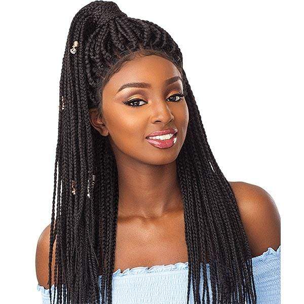 Sensationnel Cloud 9 Synthetic Hair 4x4 Lace Parting Swiss Lace Wig - BOX BRAID LARGE - Image 6