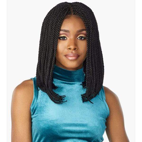 Sensationnel Cloud9 4x4 Part Swiss Braided Lace Wig - SENEGAL TWIST BOB - Image 2