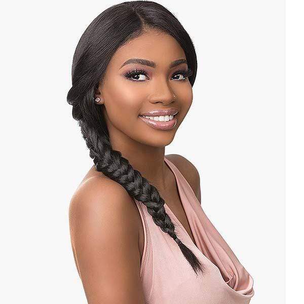 Sensationnel Cloud9 Human Hair Blend Multi Part Lace Front Wig - YAKI 26 - Image 2