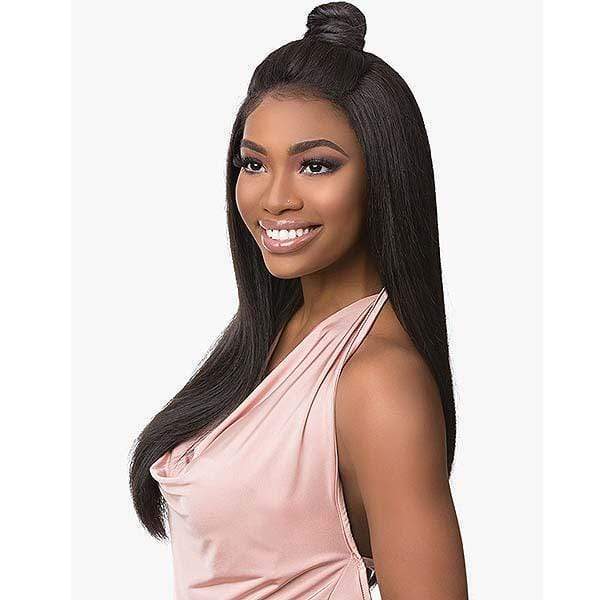 Sensationnel Cloud9 Human Hair Blend Multi Part Lace Front Wig - YAKI 26 - Image 3