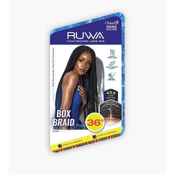 Sensationnel Cloud9 Ruwa 4x4 Swiss Braided Lace Front Wig - BOX BRAID 36" - Image 5
